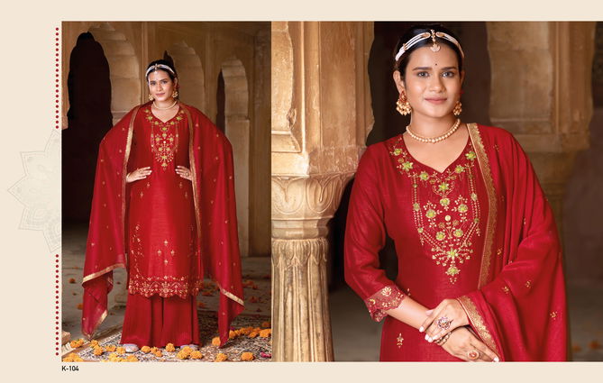 Karwa Exclusive By Lily Lali Festive Wear Readymade Suits Catalog